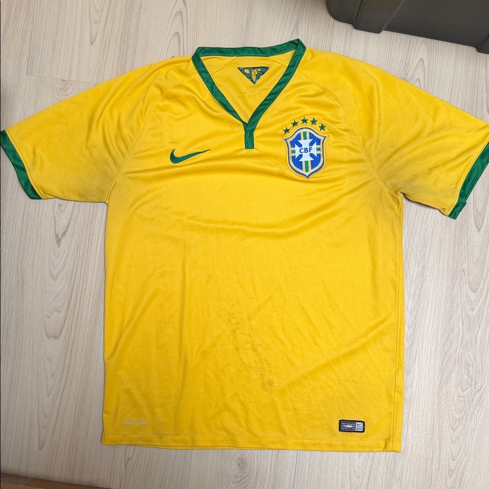 Vintage Nike Brazil Soccer Jersey